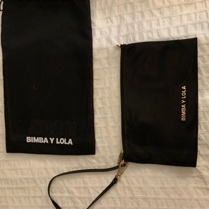 Bimba Y Lola Nylon Wrislet with Leather Strap